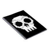 Videogame Death Skull - Pixel Art Notizblock (Rechte Seite)