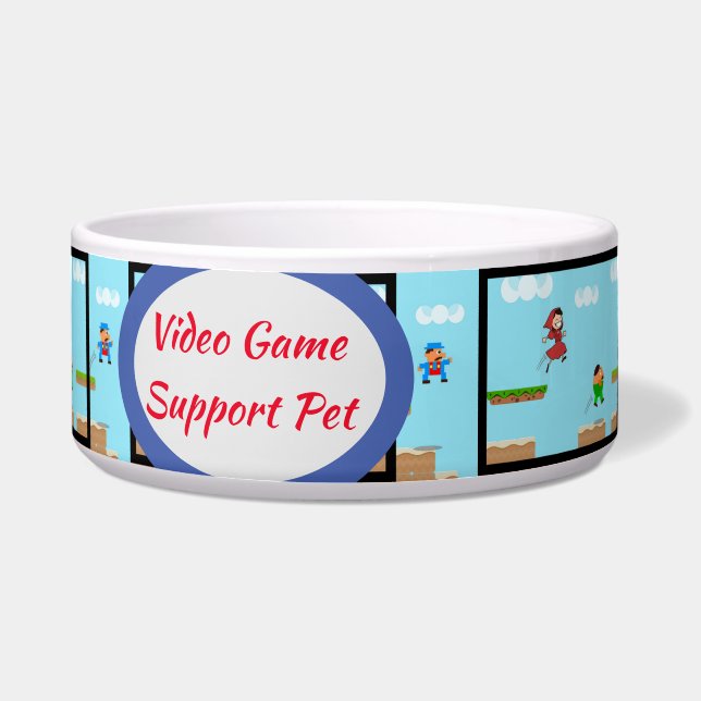 Videogame Keramik Pet Bowl Napf (Vorderseite)