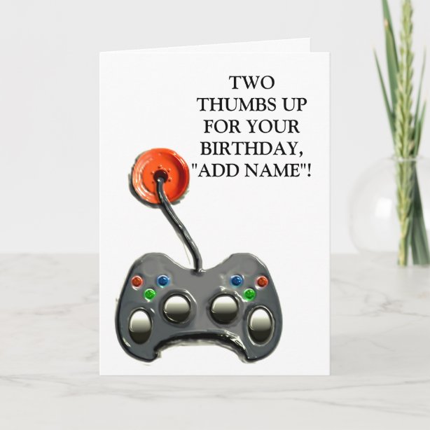 Gamer Geburtstagskarten Zazzle.de