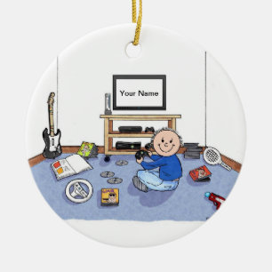 VideoGamer - Mann Keramik Ornament