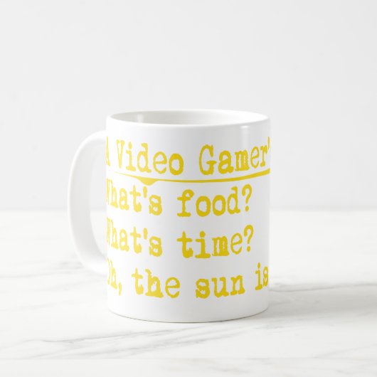 (Videogamersverstand Kaffeetasse (Vorderseite Links)
