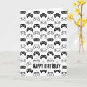 Videogames Karte (Gelbe Blume)