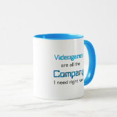 Videogames sind Unternehmen Tasse (VorderseiteRechts)