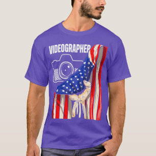 Videograf USA Videografie Filmemacher Geschenk T-Shirt