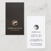 Videografie-Imitate Gold-Videokamera Visitenkarte (Vorne/Hinten)