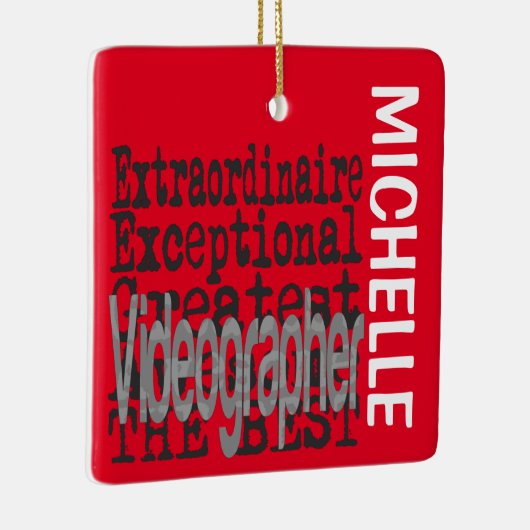 Videografin Extraordinaire CUSTOM Keramikornament (Rechts)