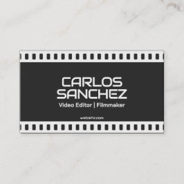 🎞️ Videografin Filmmaker Custom QR Telefonnummerkarte