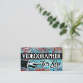 Videografin für die Vermietung von Visitenkarten - Visitenkarte (Stehend Vorderseite)