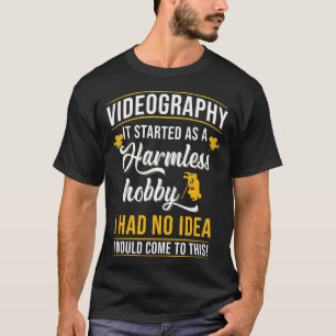 Videografin Hobby Videographic Filmmaker Geschenk T-Shirt