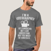 Videografin Magician Videografie Filmmaker Geschen T-Shirt (Vorderseite)
