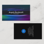 Videographen Business Card Borealis Lights Visitenkarte (Vorne/Hinten)