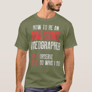 Videographen Videographie Filmmaker Geschenk T-Shirt
