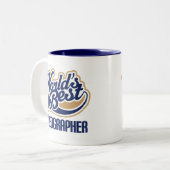 Videographer Geschenk Zweifarbige Tasse (Vorderseite Links)