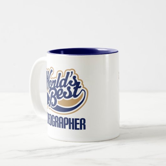 Videographer Geschenk Zweifarbige Tasse (Vorderseite Links)