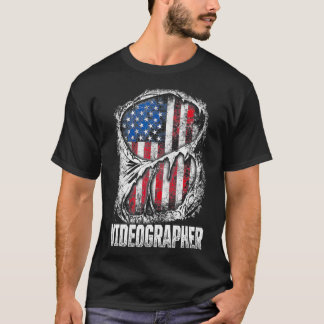 Videographer Info Videografie Filmmaker Geschenk T-Shirt