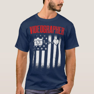Videographer Info Videografie Filmmaker Geschenk T-Shirt