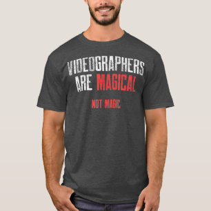 Videographer Magic Videografie Filmmaker Geschenk T-Shirt