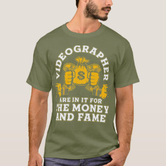 Videographer Money Videografie Filmmaker Geschenk T-Shirt