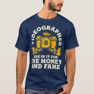 Videographer Money Videografie Filmmaker Geschenk T-Shirt