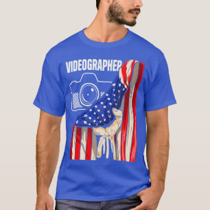Videographer USA Videographie Filmmaker Geschenk T-Shirt