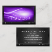 Videographer Visitenkarten Visitenkarte (Vorne/Hinten)