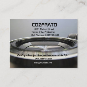 Videography - VideoVisitenkarte Visitenkarte