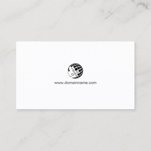 Videokamera-Bediener Visitenkarte (Rückseite)