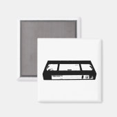 Videokassette VHS Magnet (Vorderseite/Rückseite)