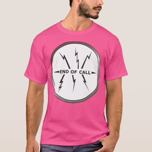 Videophon "End Call"-Bildschirm von "Thunderbird" T-Shirt (Vorderseite)