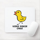 VideoPoker-Küken Mousepad (Mit Mouse)