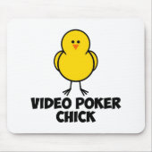 VideoPoker-Küken Mousepad (Vorne)