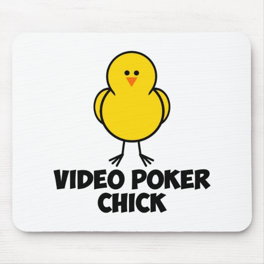 VideoPoker-Küken Mousepad (Vorne)