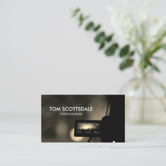 Videoproduktion Visitenkarte (Stehend Vorderseite)