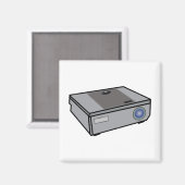 Videoprojektor Magnet (Vorderseite/Rückseite)