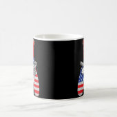 Videospiel 4. Juli Uncle Sam Hat Game Control Kaffeetasse (Mittel)