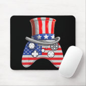 Videospiel 4. Juli Uncle Sam Hat Game Control Mousepad (Mit Mouse)