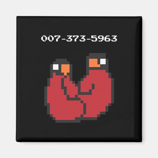 Videospiel 90er 45er Codes Funny Gift Magnet (Vorne)