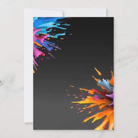 Videospiel am Geburtstag Einladung (Rückseite)