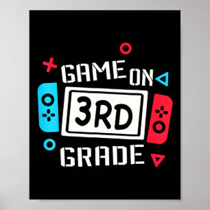 Videospiel auf dem dritten Coolen Kinderteam Poster