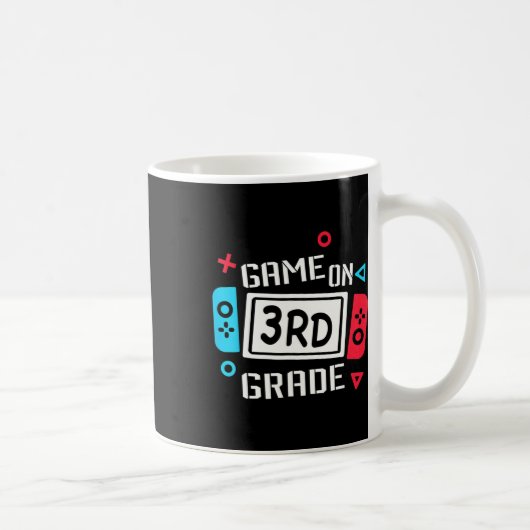 Videospiel auf der 3. Klasse Cool Kids Team Third Kaffeetasse (Rechts)
