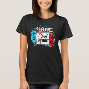 Videospiel auf der zweiten Stufe des Coolen Kinder T-Shirt