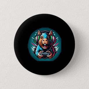 Videospiel Capybara Gaming Button
