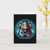 Videospiel Capybara Gaming Karte (Gelbe Blume)