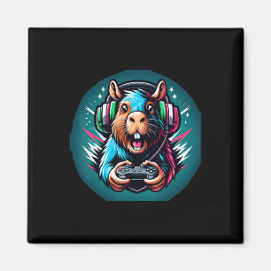 Videospiel Capybara Gaming Magnet