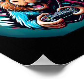 Videospiel Capybara Gaming Poster (Ecke)