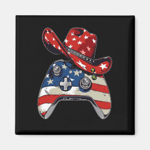 Videospiel-Controller 4. Juli amerikanische Flagge Magnet