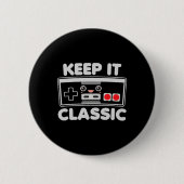 Videospiel-Controller Behalte es klickend Humor 80 Button (Vorderseite)