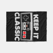 Videospiel-Controller Behalte es klickend Humor 80 Fleecedecke (Vorderseite (Horizontal))