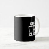Videospiel-Controller Behalte es klickend Humor 80 Kaffeetasse (VorderseiteRechts)