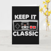Videospiel-Controller Behalte es klickend Humor 80 Karte (Gelbe Blume)